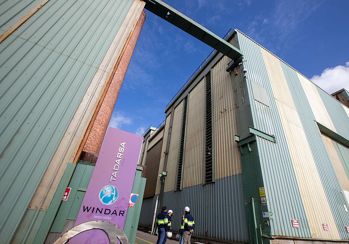 Imagen de archivo de las instalaciones de Tadarsa-Eólica en el PEPA.