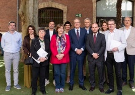 La alcaldesa de Avilés, Mariví Monteserín, estuvo en el campus de la Nebrija en Madrid este miércoles, donde firmó un convenio de colaboración.