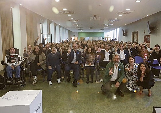 Los asistentes al evento 'Actúa', en Gijón.