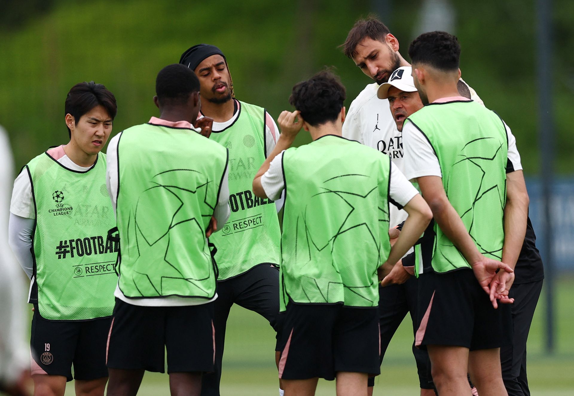 Las imágenes de cómo entrena Luis Enrique al PSG