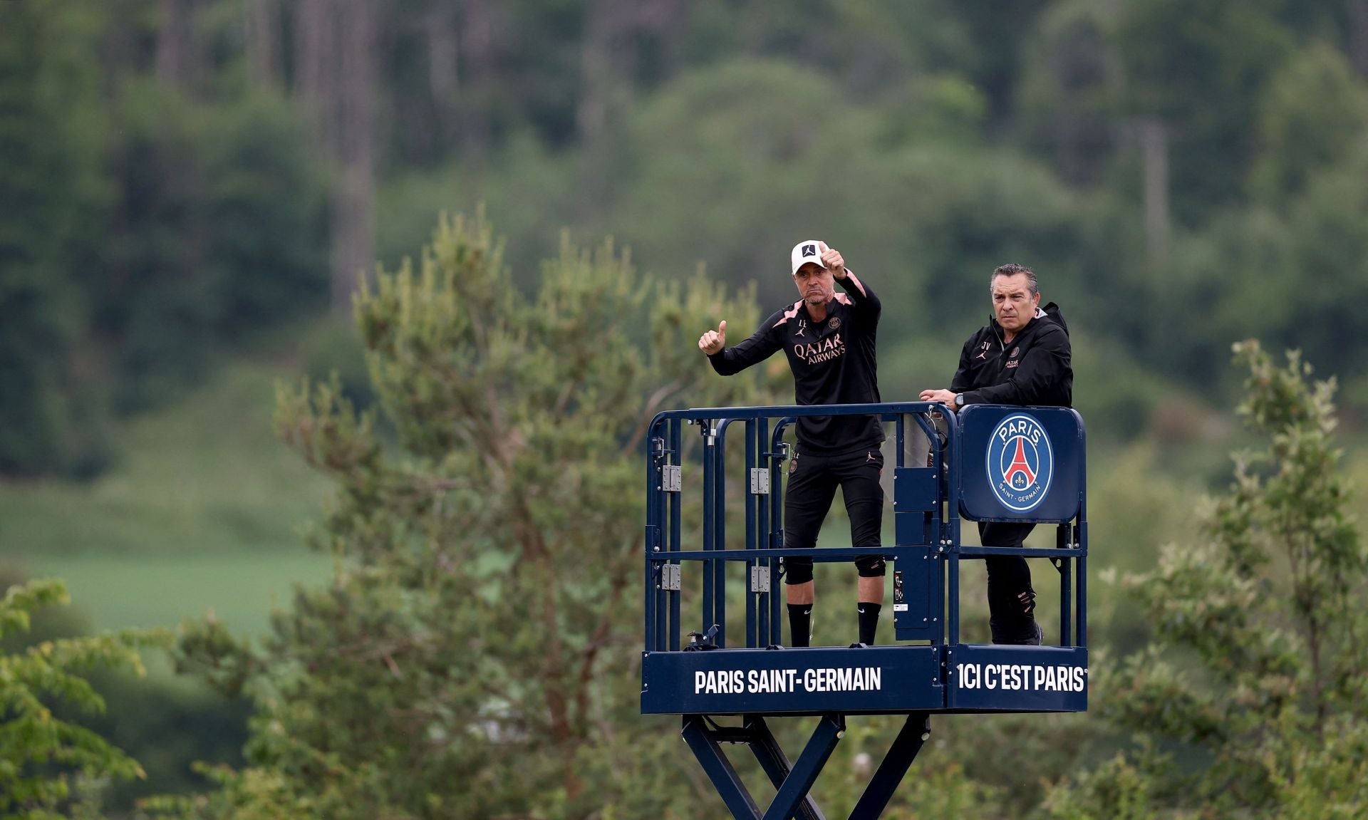 Las imágenes de cómo entrena Luis Enrique al PSG