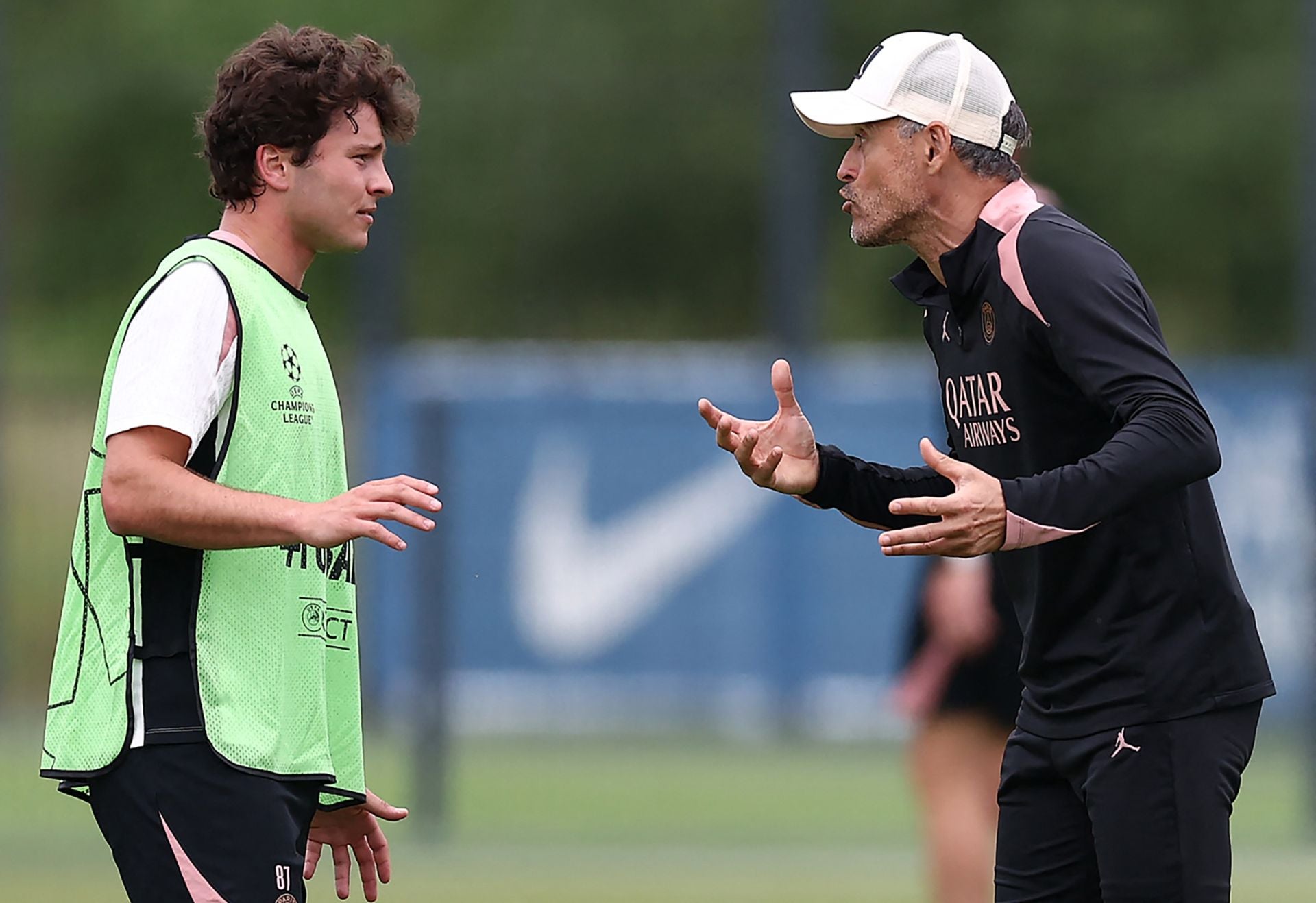 Las imágenes de cómo entrena Luis Enrique al PSG