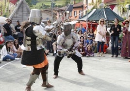 Exhibición de una de las pasadas ediciones de Pelúgano Medieval.