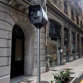 La nueva caja para el radar móvil en la calle Martínez Marina.