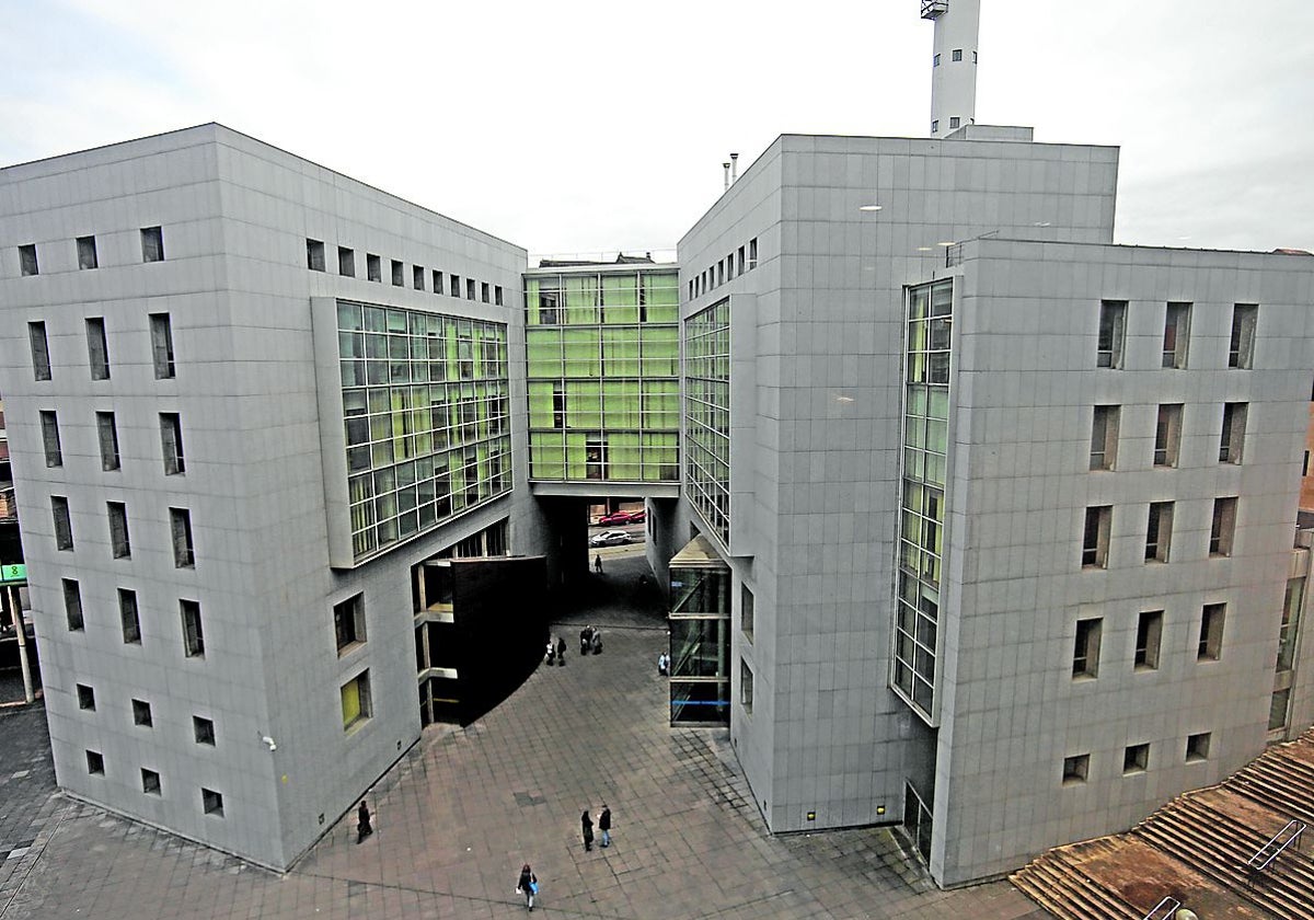 El Palacio de Justicia de Oviedo.