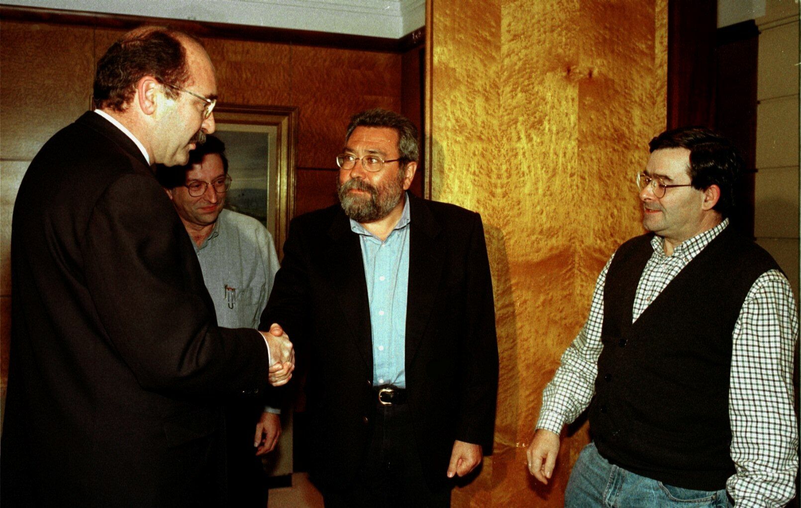 Marqués se reúne con Cándido Méndez, líder de UGT.