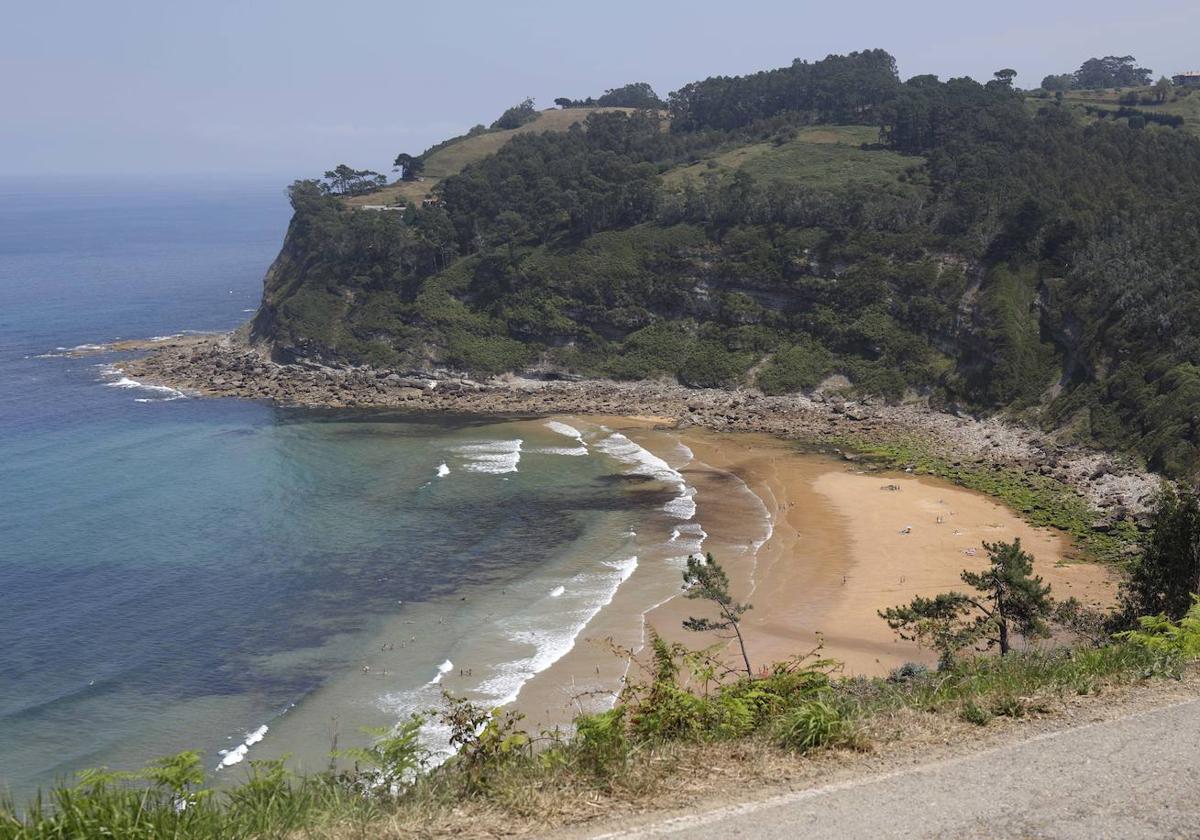 Playa España, en Villaviciosa.