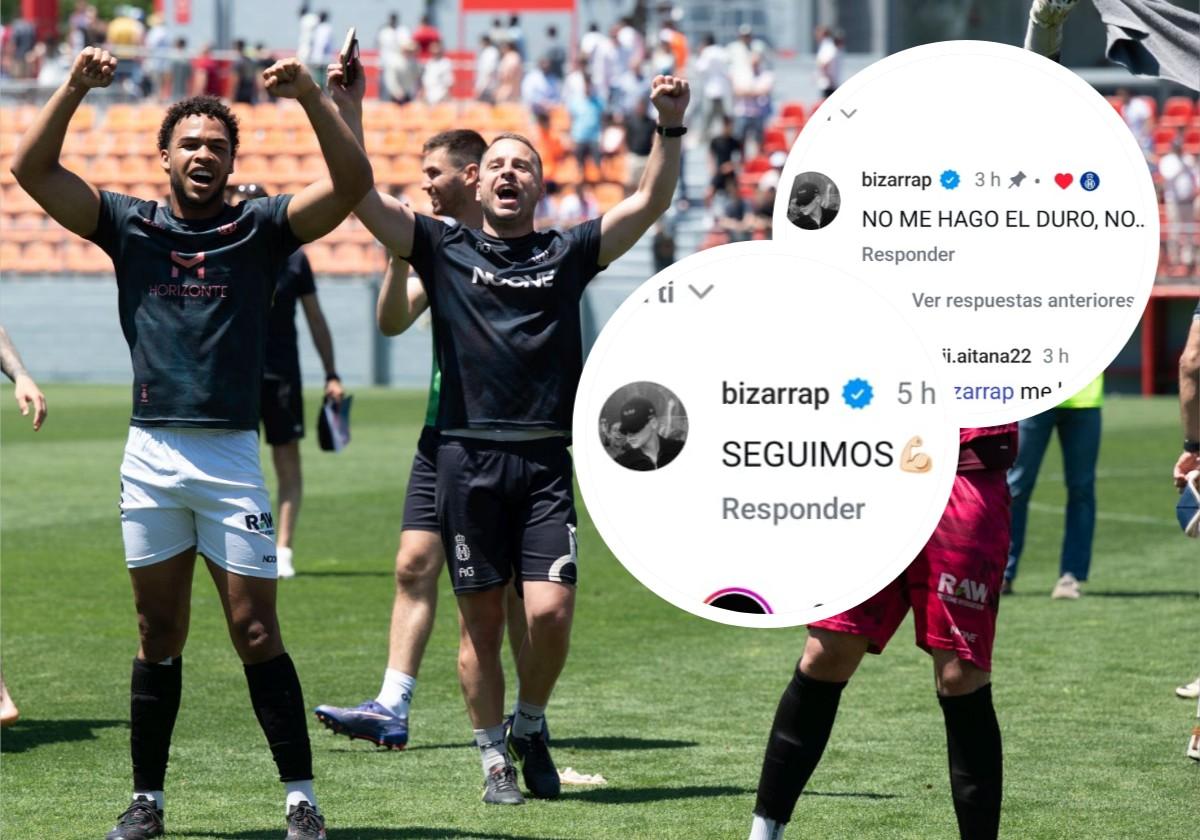 Bizarrap celebra la victoria del Real Avilés y la afición lo invita a viajar a Asturias para la final del 'play off'