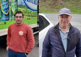Sergio Marrón lleva cuatro años repartiendo siete toneladas de productos lácteos entre Tineo, Ibias, Allande y Degaña. Fernando Santiago confirma también la mejora de las vías: «Ya tocaba».