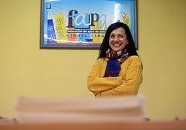 Gema Valdés, presidenta de la federación de familias Miguel Virgós.