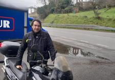 Eduardo Ureña, motorista de Avilés