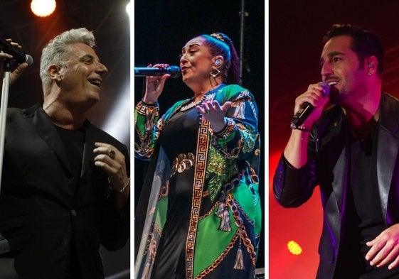 Loquillo, Camela y Bustamante actuarán en Gijón próximamente.