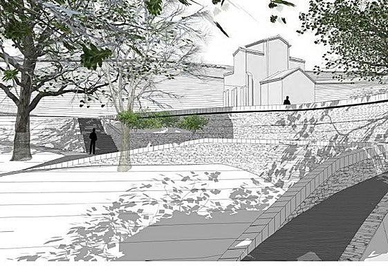 Infografía de la obra a la altura de San Miguel de Lillo.