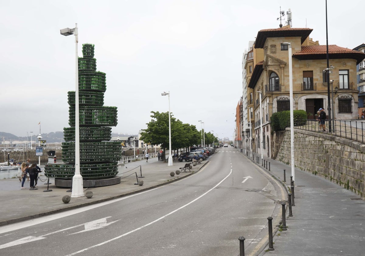 Punto a partir del cuál se instalarían las casetas durante la Semana Grande.