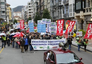 La enseñanza concertada adelanta su huelga al 12 de junio