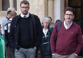 Aitor Casielles Castaño y Simón Cortina Hevia, en una imagen de archivo.