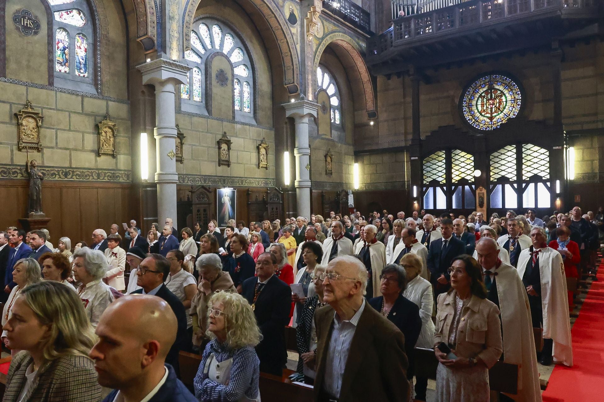 La clausura del Centenario de la Basílica del Sagrado Corazón, en Gijón, en imágenes