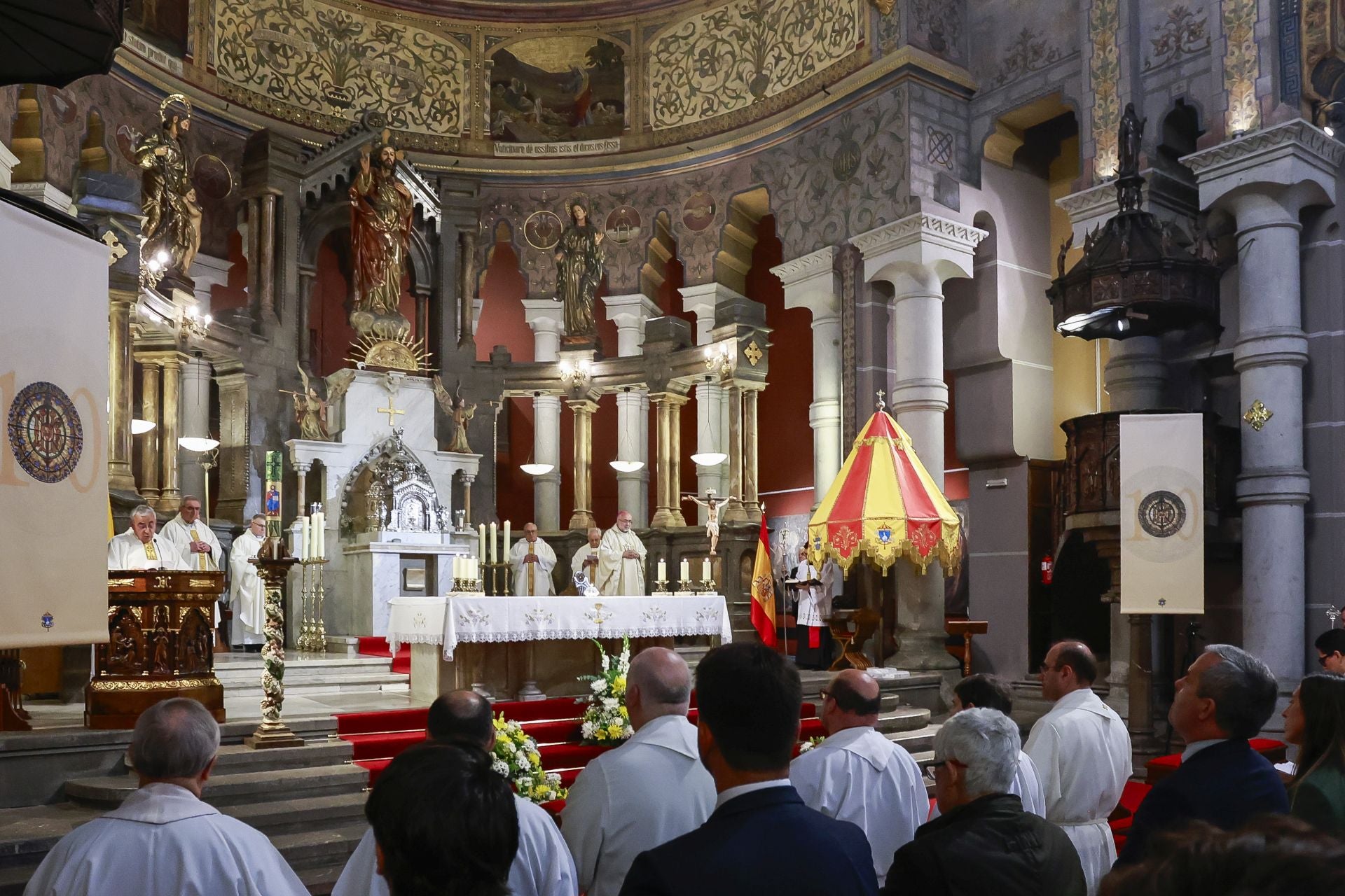 La clausura del Centenario de la Basílica del Sagrado Corazón, en Gijón, en imágenes
