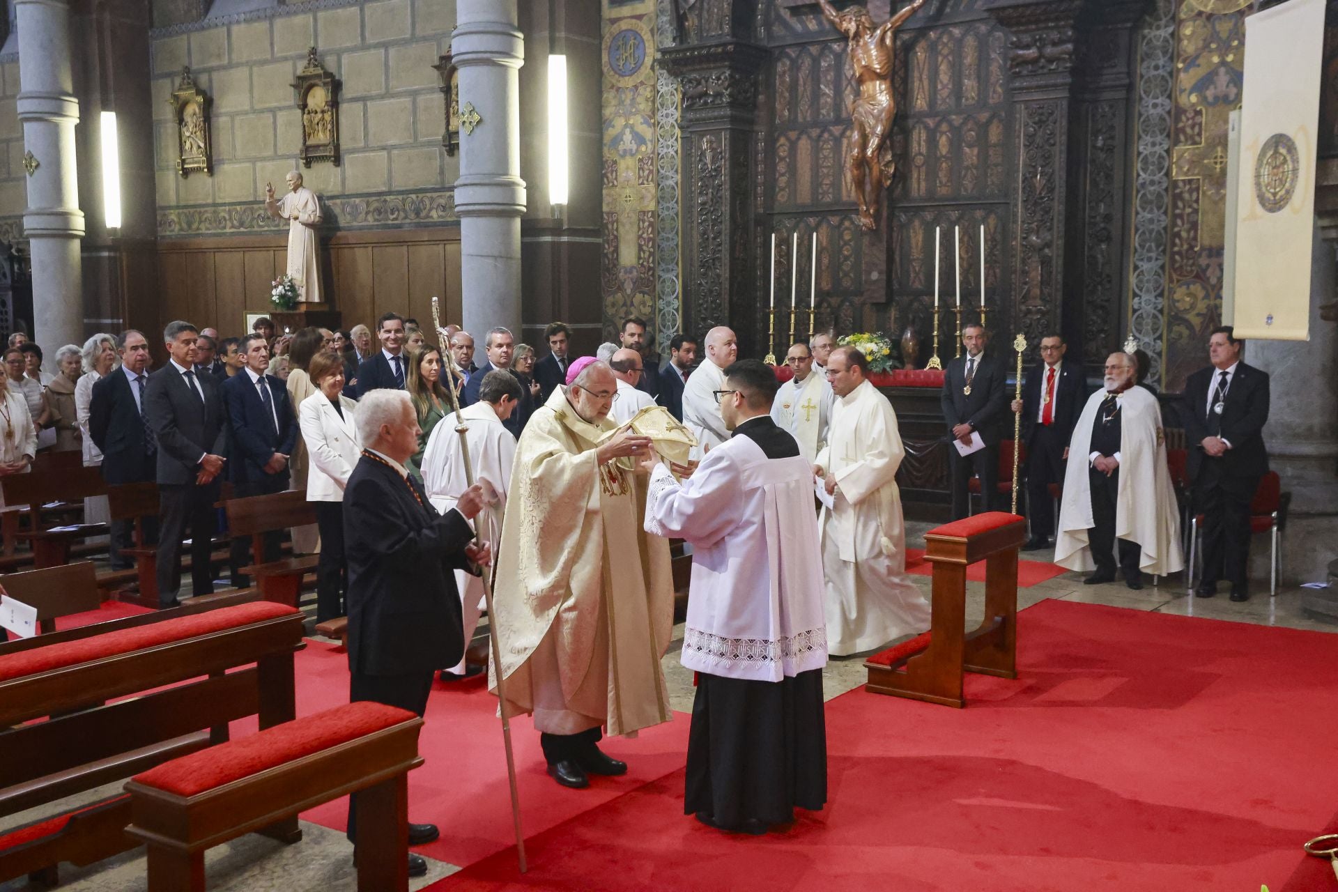 La clausura del Centenario de la Basílica del Sagrado Corazón, en Gijón, en imágenes