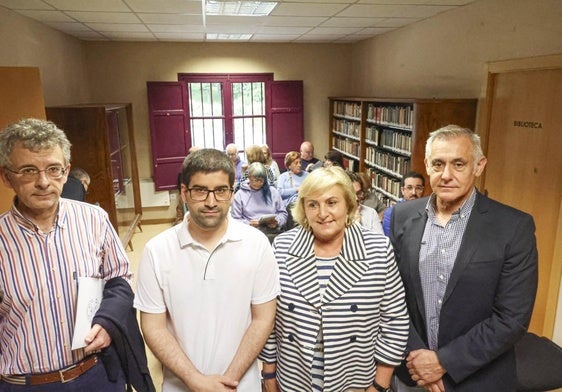 Juan Ramón Fuentes, Rubén Domínguez, Inés Gómez Feito y Lino Gómez Feito.