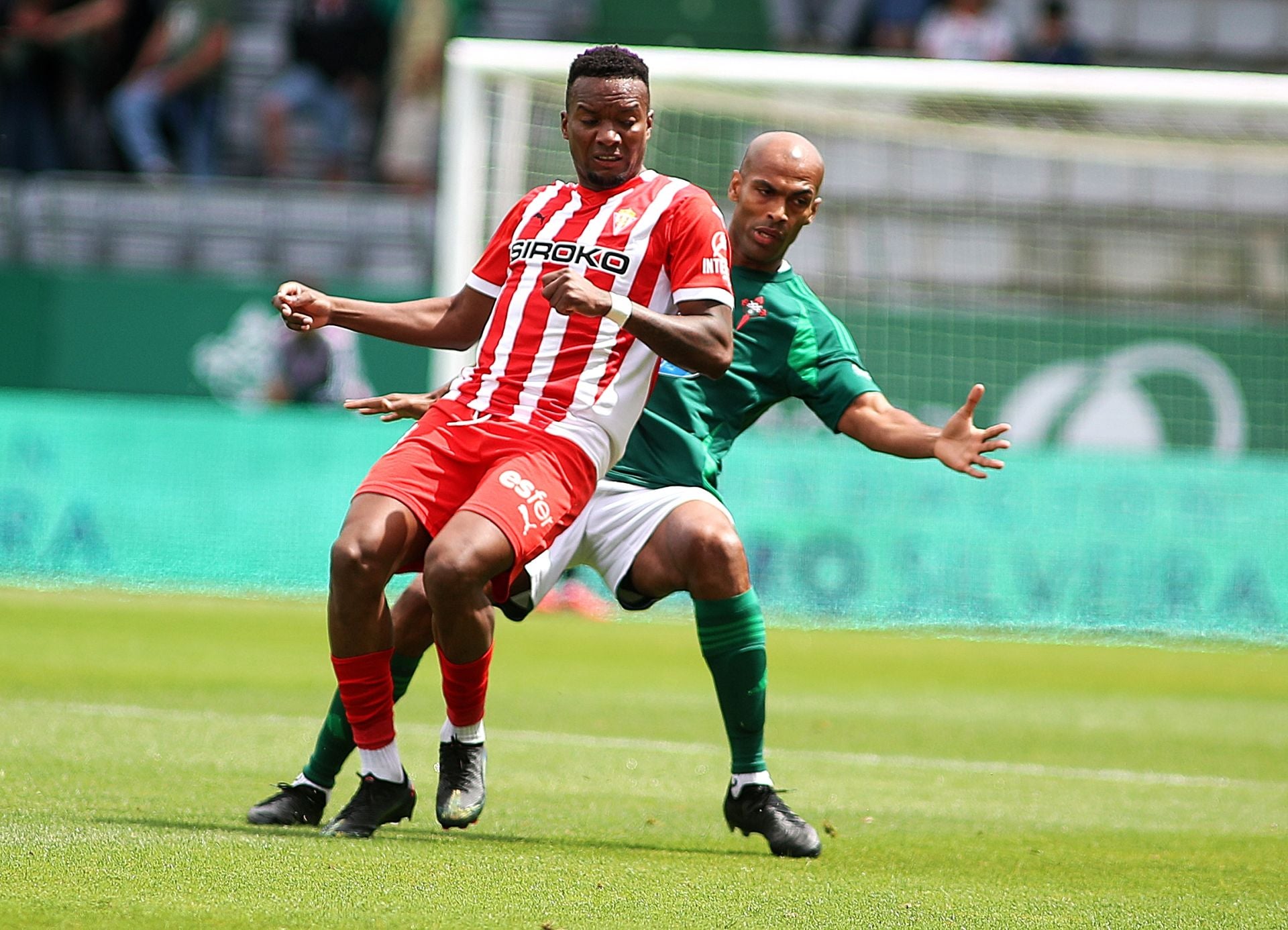 Las mejores jugadas del Racing de Ferrol 0-2 Sporting, en imágenes
