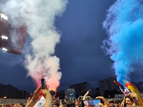 Fotos: Euforia en Avilés por el ascenso a Primera Federación