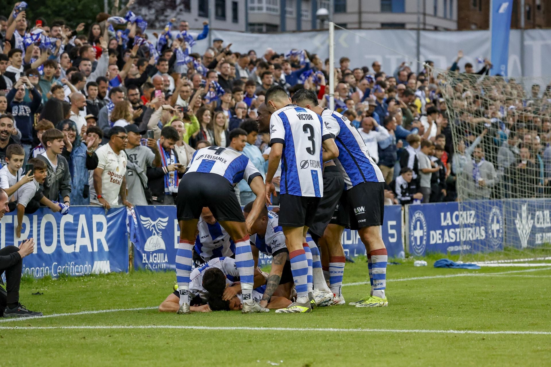 Las mejores imágenes del Real Avilés-Rayo Majadahonda: jugadas y búscate