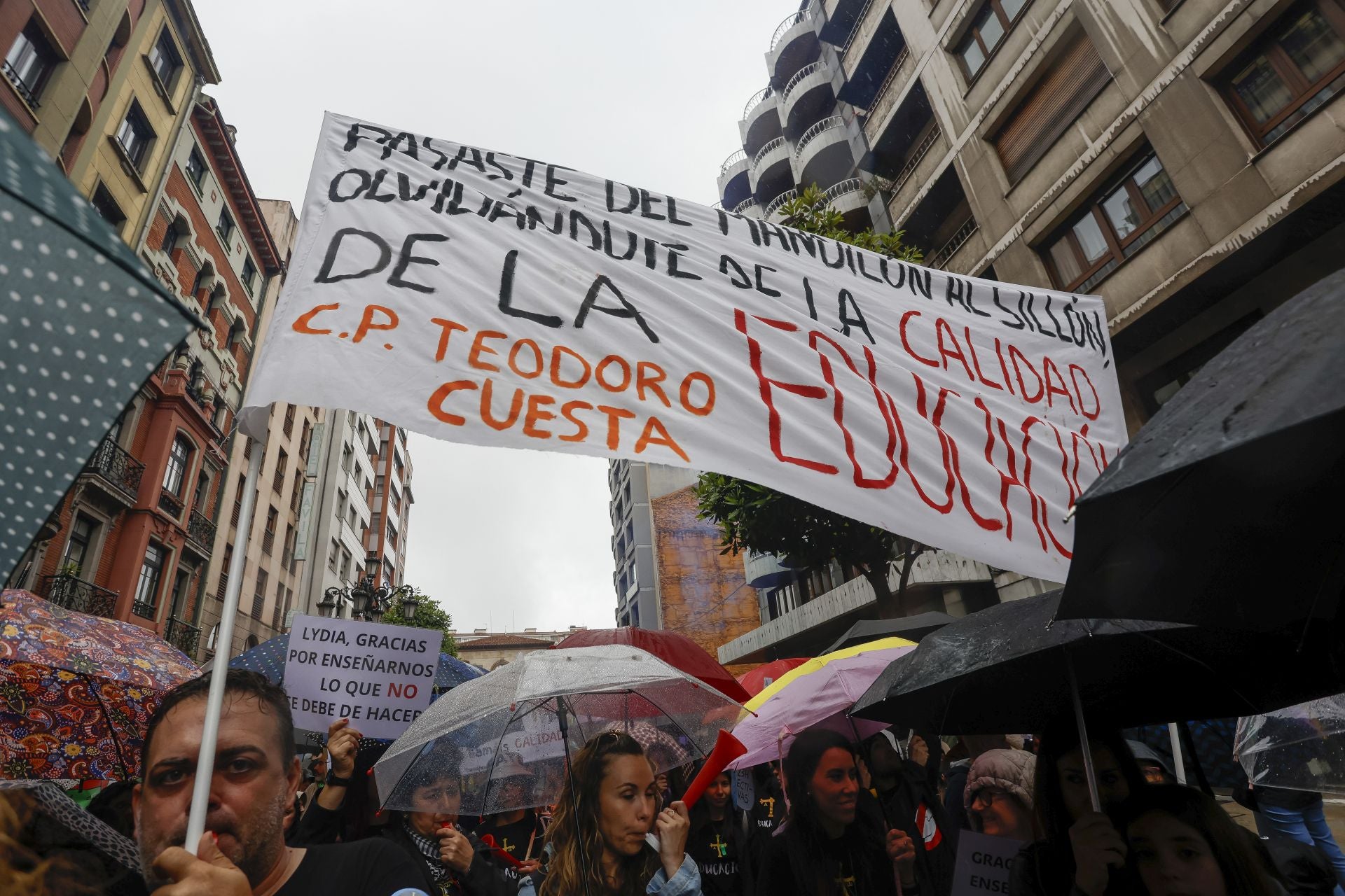 «Basta ya de precariedad»: Asturias clama por una educación pública de calidad