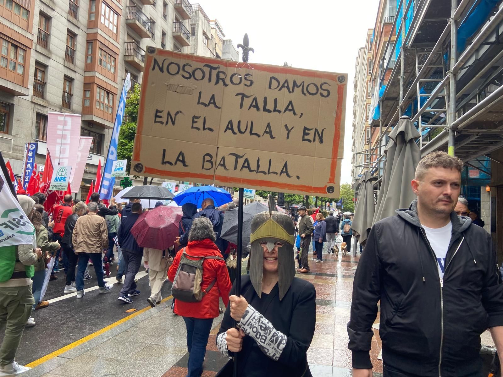 «Basta ya de precariedad»: Asturias clama por una educación pública de calidad