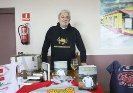 Laureno Oubiña en una visita a Asturias para presentar su libro biográfico.