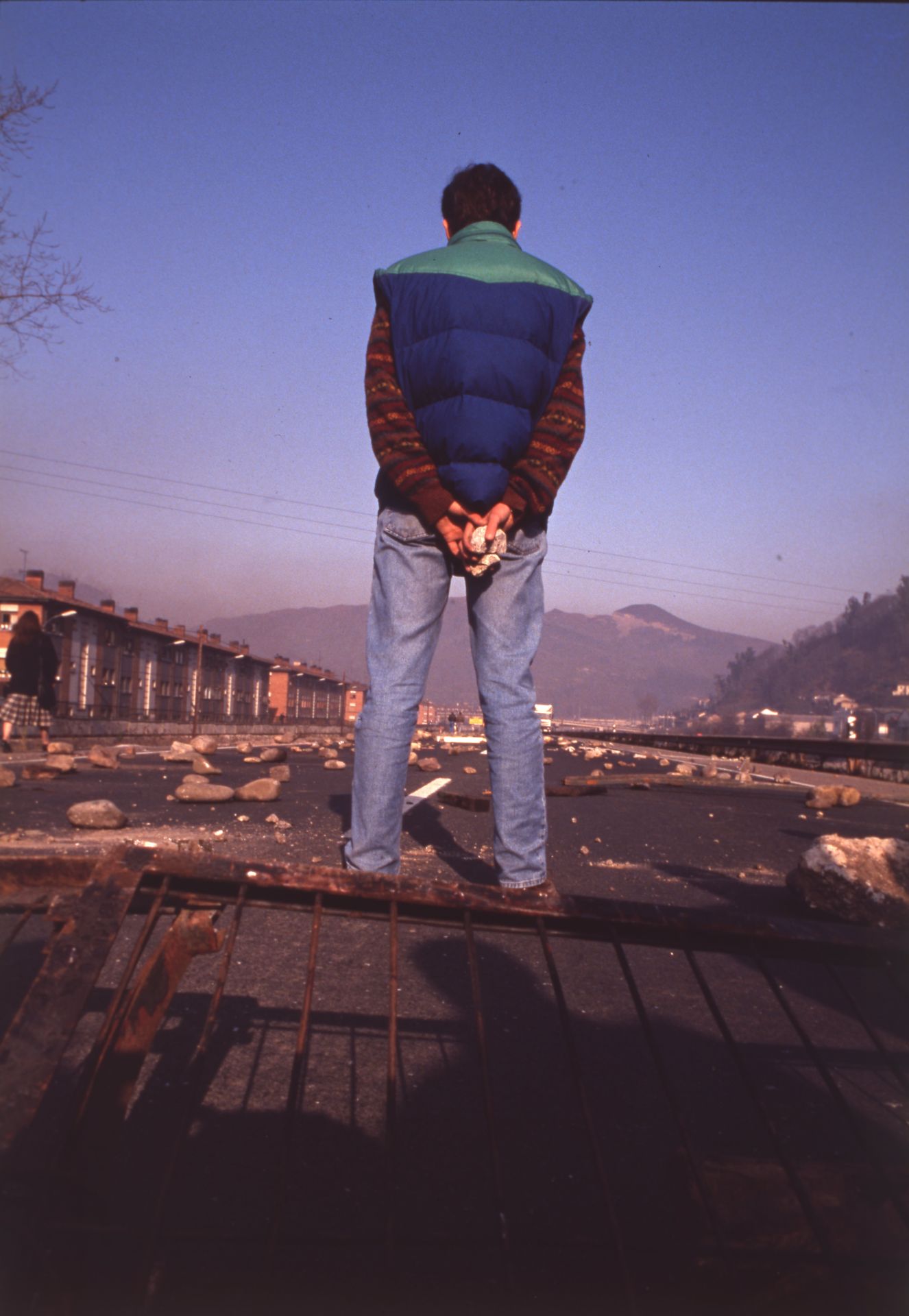 Movilización de la mineria. Mieres. 1992