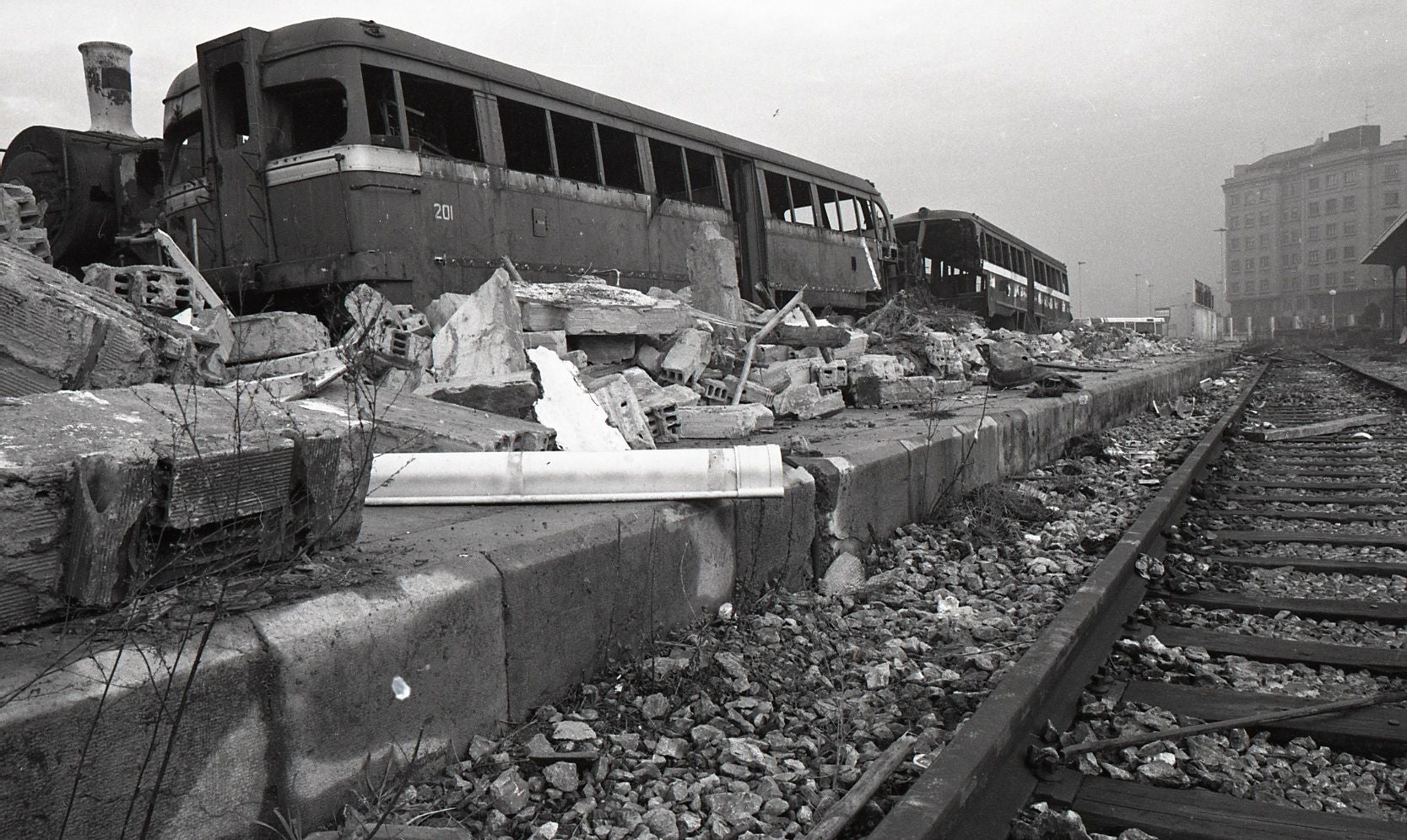 Terrenos de la antigua estación de Renfe. 1992