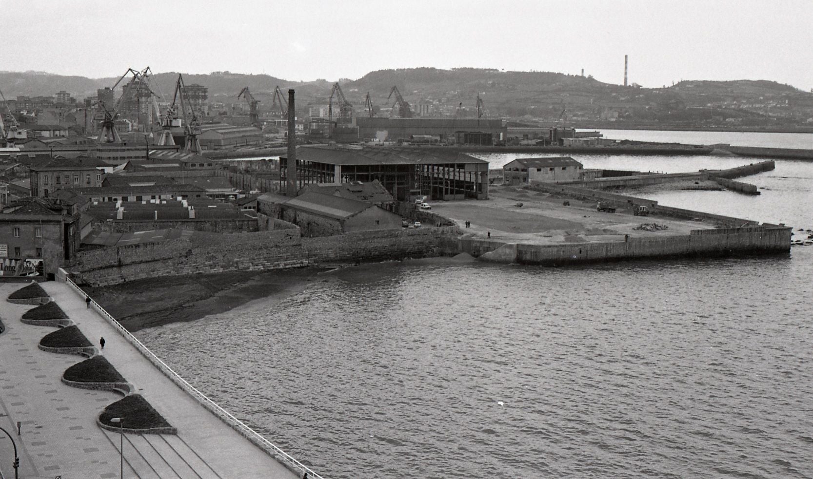Vista de la franja costera de El Natahoyo. 1990