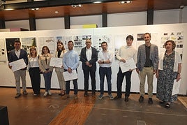 El Colegio de Arquitectos y el Ayuntamiento entregaron los premios del concurso de ideas.