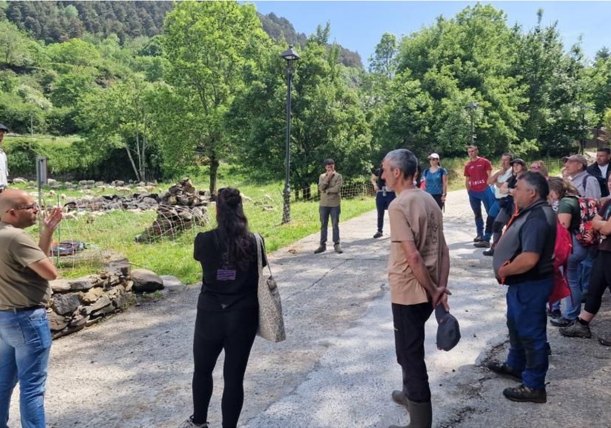 Imagen principal - El vicesíndico Oriol Sala explica cómo está funcionando el proyecto en Vilamós.