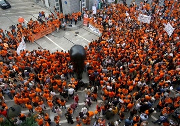 Llega la marea naranja: la concertada se moviliza contra un «trato de segunda»