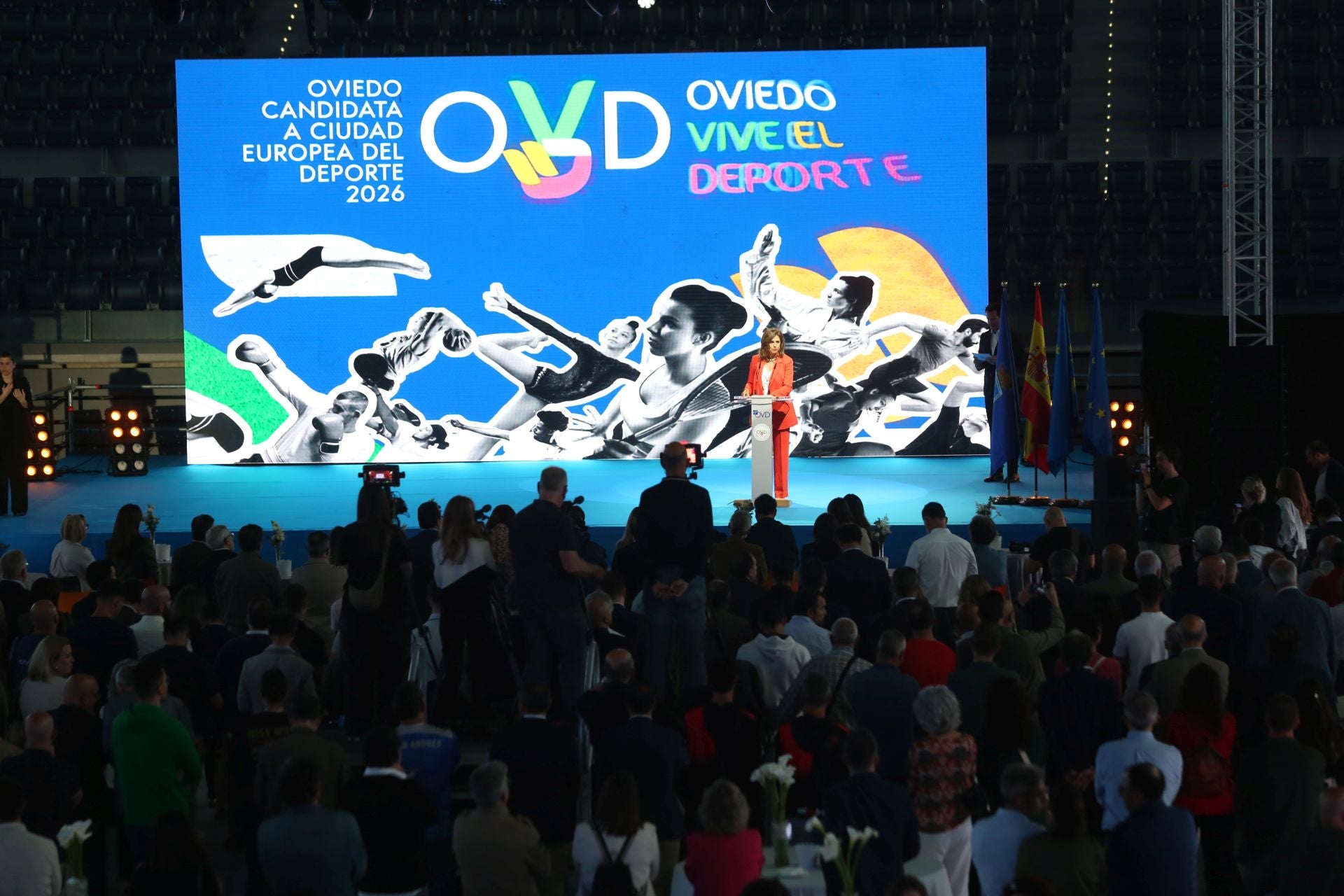 Presentación de la candidatura de Oviedo a Ciudad Europea del Deporte 2026