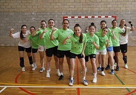 Ambición. La plantilla del Rodiles FS, en el polideportivo de Villaviciosa.