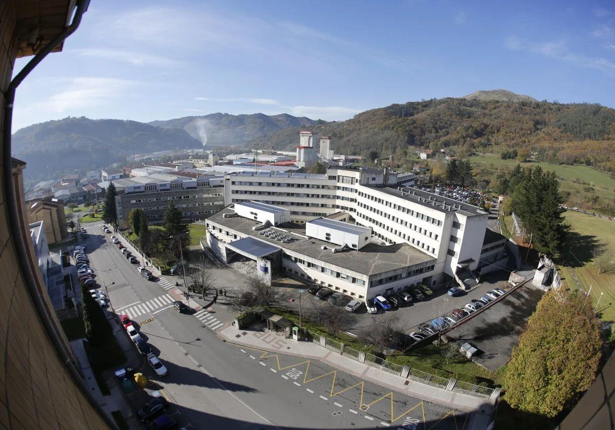 Hospital Valle del Nalón, en Riaño, Langreo.