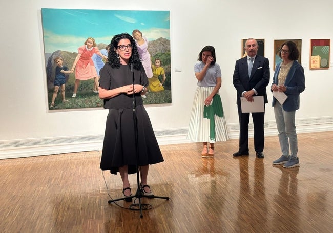 La consejera de Cultura, Vanessa Gutiérrez, elogió la sensibilidad de la artista.