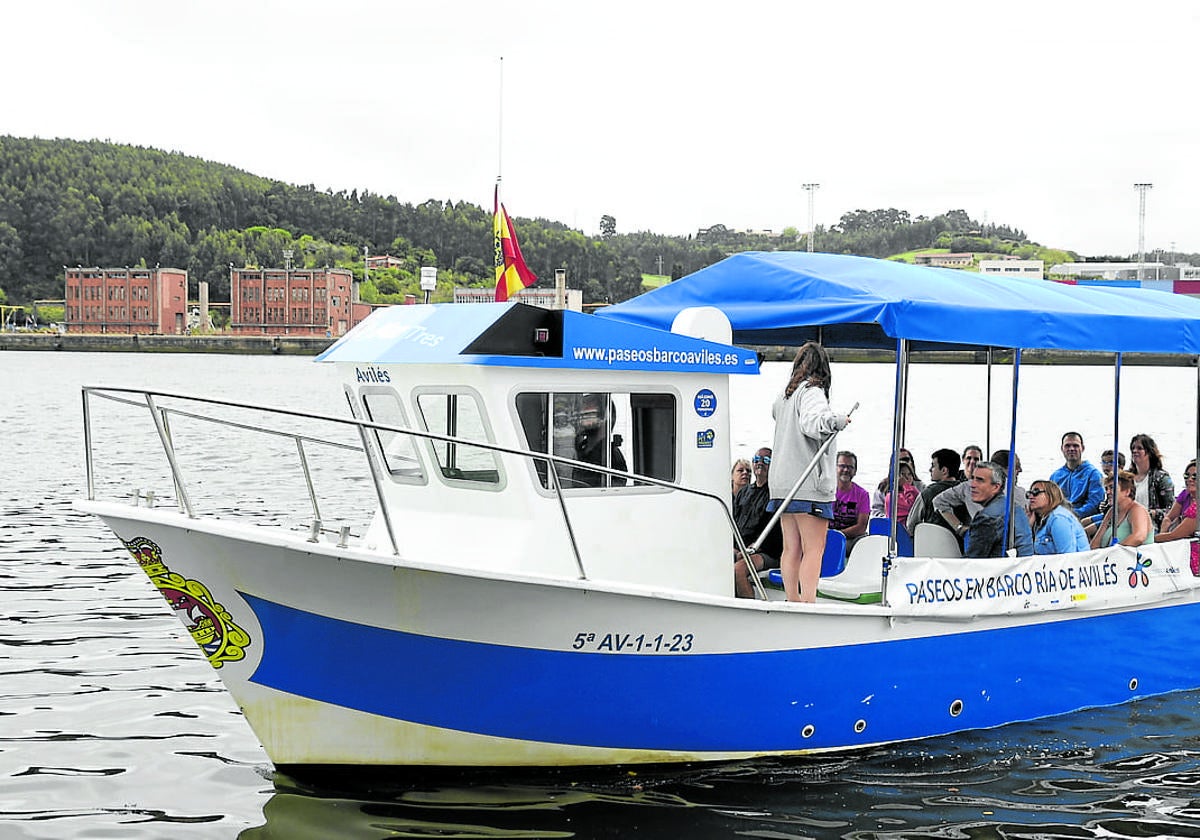 La lancha volverá a navegar por la ría a partir de este viernes.