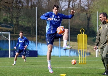 Fede Viñas, con opciones a ser uno de los convocados para el partido contra el Almería