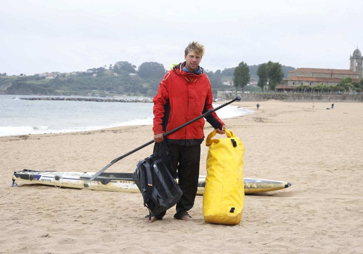 La aventura extrema del sueco Jonas Böhlmark: de los fiordos a Luanco