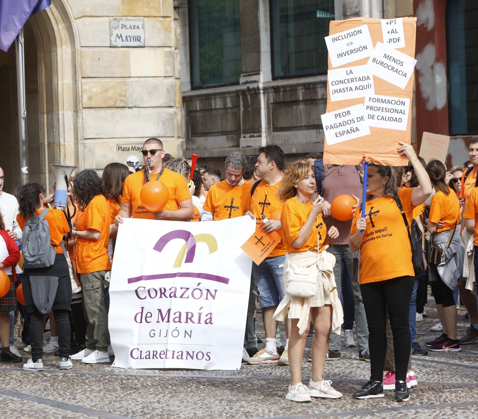 La escuela concertada alza la voz en Gijón: «¡Hasta aquí!»