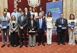 Premios Nacionales de Comercio Interior en el Hotel de la Reconquista, en Oviedo.