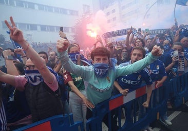 ¿Estuviste en el recibimiento al Real Oviedo? ¡Búscate!