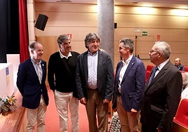 Javier Batalla, Ángel Aznárez, Felipe Díaz-Miranda, Jesús Álvarez-Linera y Rafael Fonseca.