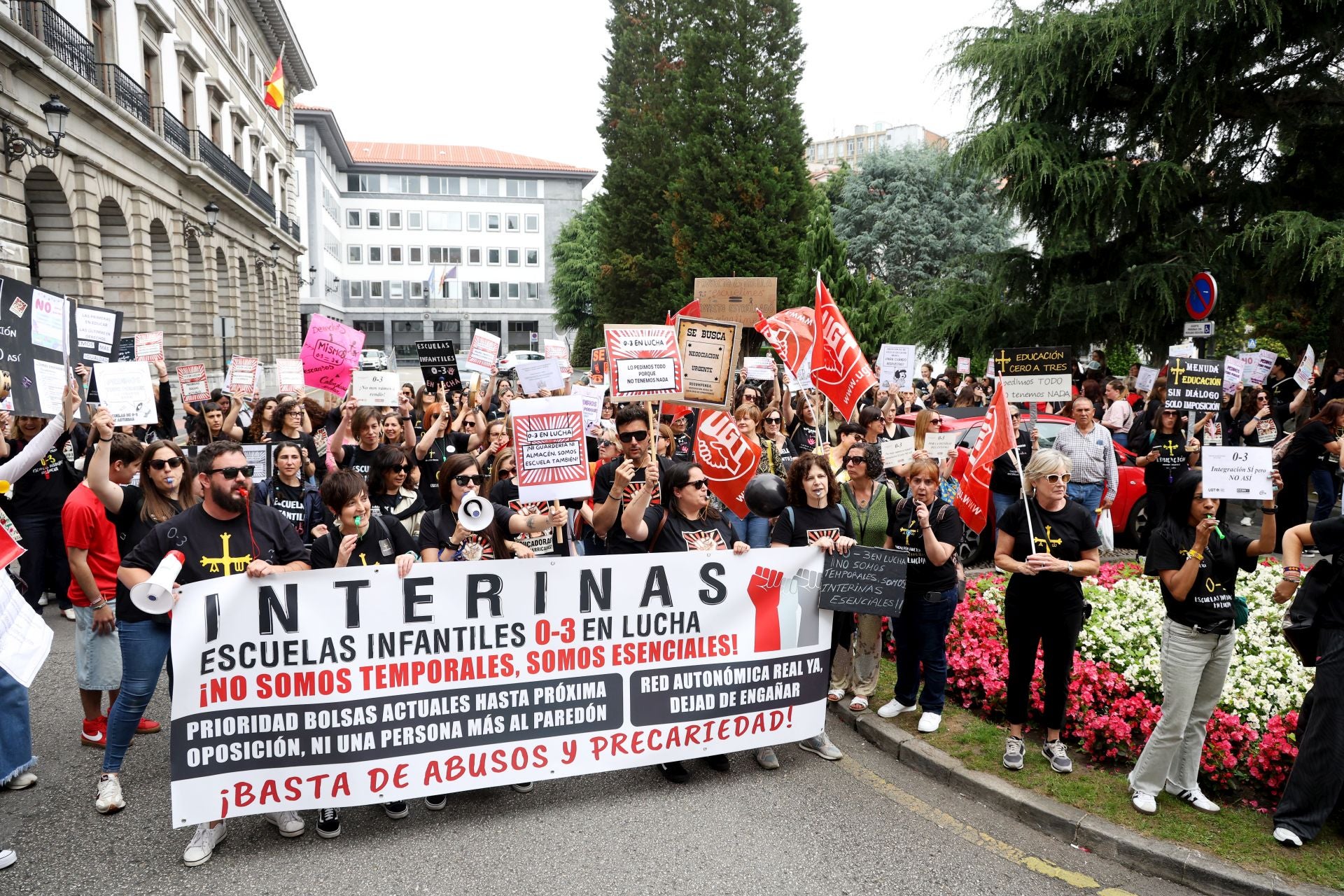 Las escuelas infantiles asturianas, también en lucha: así ha sido su protesta
