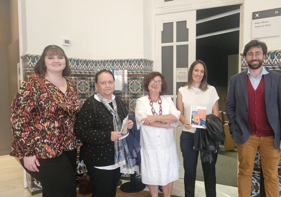 Elea Duquet, Carmen Fernández Ochoa, Carmen Guiral Pelegrín, Lara íñiguez Berrozque y Paolo Tomassini.