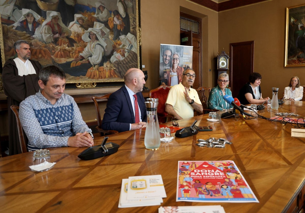 Presentación de la campaña de donación de sangre en la Junta General.